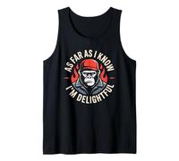 Gorilla Funny Sarcasm Quote Humor Animal Delightful Style Débardeur