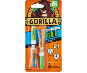 Gorilla Glue 4044600 Gel Super Colle Gorilla 3G (Paquet Double)