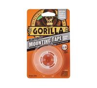Gorilla Résistant Support Bande Double Face Étanche Cristal Transparent 1.52m