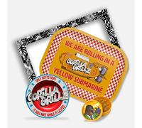 Gorilla Grillz® Kit fumeur complet - Plateau à rouler, cendrier et grinder biodégradable - Pour fumeur - Submarine