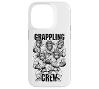 Gorilla Jiu Jitsu Ju Jutsu MMA BJJ Funny Grappling Crew Coque pour iPhone 14 Pro