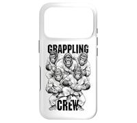 Gorilla Jiu Jitsu Ju Jutsu MMA BJJ Funny Grappling Crew Coque pour iPhone 17 Pro