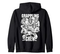 Gorilla Jiu Jitsu Ju Jutsu MMA BJJ Funny Grappling Crew Sweat à Capuche