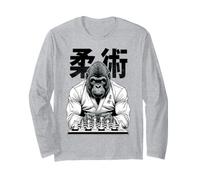 Gorilla Jiu Jitsu Ju Jutsu MMA BJJ Grappling Chess Kanji Ape Manche Longue