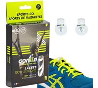 Gorilla - Lacets Elastiques Multi Sports - Dépassez vos Objectifs Sportifs - Gagnez du Temps, Adieu les Nœuds Bonjour le Confort - Autobloquants Ultra Résistants - 123 cm