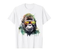 Gorilla Lunettes de soleil Art Gorille T-Shirt