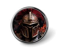 Gorilla on the Ground Broche ronde pour chapeaux, vêtements, sacs, accessoires de mode uniques pour homme et femme, circulaire, aluminium, sans pierre précieuse