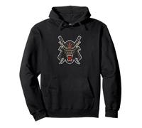 Gorilla Samurai Casque Katana Warrior Sweat à Capuche