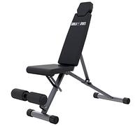 GORILLA SPORTS® Banc de musculation pliable réglable 200 kg, 8 positions