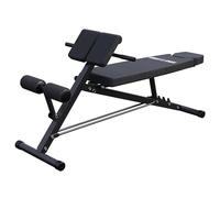 GORILLA SPORTS® Banc Musculation - 166x71,5x84 cm, pour Développé Couché, Curls, Hyperextensions, Core, Charge Max 250 kg - Chaise Romaine Extension, Banc Pliable, Abdos Musculation Appareil