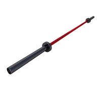 GORILLA SPORTS® Barre Olympique Longue - 220 cm, Poignées Moletées, pour Disques de Ø 50mm, Poids propre à 20kg, Max Charge 680kg, en Acier - Olympia Barres d'Haltères, Entraînement, Musculation, Gym