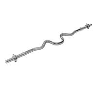 GORILLA SPORTS® Barre Super Curl 120 cm, Ø 30 mm, charge 180 kg