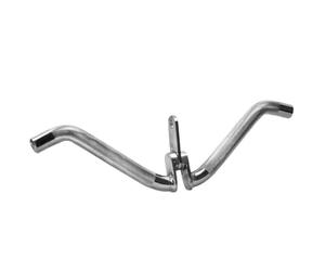 GORILLA SPORTS® Barre triceps curl 50 cm, pivotante, chromée, 200 kg