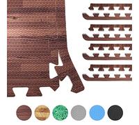 Gorilla Sports® Bordures de Protection pour Tapis - 8 pièces, 60 cm, Antidérapants, Mousse EVA, Couleurs au hoix - Embouts de Matelas Puzzle pour Matériel Fitness, Dalles en Mousse, Yoga