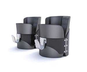 Gorilla Sports® Bottes D'Inversion - Paire, Multifonctions, Max. Charge 250 kg, Noir - Anti-Gravité Bottes, Gravity Boots, pour la Thérapie, Entraînement, Fitness, Abdominaux, Gym, Musculation