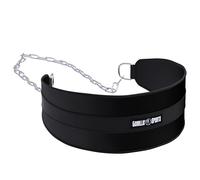 Gorilla Sports® Ceinture de Lest avec chaîne et 2 mousquetons, Max. 100 kg