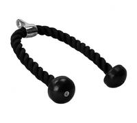 Gorilla Sports® Corde Triceps - 68/85/ 100 cm, en Nylon, Max. 150 kg, Antidérapante, Noir - Corde de Traction, à Tirer, Câble pour Biceps/Triceps, Musculation, Équipement de Gym, Fitness