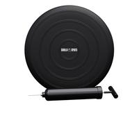 GORILLA SPORTS® Coussin d'Équilibre - avec Pompe, Diamètre 33cm, Antidérapant, Gonflable, PVC, Couleur au Choix - Fitness Materiel, Sport Maison, Pilates Accessoires, Yoga