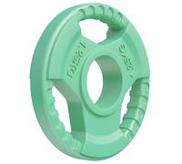 Gorilla Sports® Disque d'haltère 50/51 mm olympique en caoutchouc Gripper, 1,25 KG