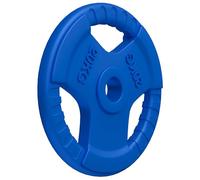 Gorilla Sports® Disque d'haltère 50/51 mm olympique en caoutchouc Gripper, 20 KG