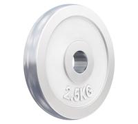 GORILLA SPORTS® Disque Haltere - Simple/Jeu, 1,25-30kg, Fonte, 30/31mm, Chromé - Disque Musculation, Poids Fonte Musculation, Poids Haltere