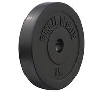 GORILLA SPORTS® Disque Musculation - Simple 1,25-15kg / Jeu 27,5-30 kg, Réglable, Ciment, Plastique, Ø 31 mm, Noir - Set de Poids, Matériel de Musculation, Sport Maison, Fitness