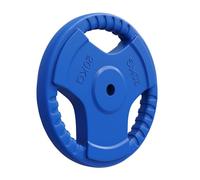 GORILLA SPORTS® Disques de musculation 1,25-30 kg, 30 mm, Tri-Grip