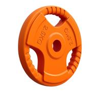 GORILLA SPORTS® Disques de musculation 1,25-30 kg, 30 mm, Tri-Grip