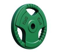 GORILLA SPORTS® Disques de musculation 1,25-30 kg, 30 mm, Tri-Grip