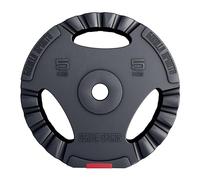 GORILLA SPORTS® Disques de Poids - 1,25kg, 2,5kg, 5kg, 10kg, 15kg, Set de 17,5kg, 27,5kg, 30kg, Ø 30/31mm, Plastique - Disques d'Haltères, Ensemble de Plaques, Musculation, Haltérophilie, Fitness, Gym