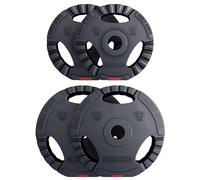 Gorilla Sports® Disques de Poids - Olympiques, 1,25kg, 2,5kg, 5kg, 10kg, 15kg, 30kg Poids, Individuel/Ensemble, Ø 50mm - Disques d'Haltères, Ensemble de Plaques, Musculation, Haltérophilie, Fitness