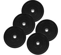 GORILLA SPORTS® Disques Olympiques - Poids de 5kg à 50kg, Individuel ou Ensemble en Paire, Ø 50mm, Caoutchoutés - Bumper Plates, Disques d'Haltères, Plaques de Poids, pour Musculation, Fitness, Gym