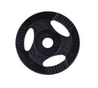 Gorilla Sports® Disques Poids - 1,25/2,5/5/10/15/20kg, Set 2/27,5/30kg, Ø 30/31mm, Fonte, Argent/Noir - Ensemble Plaques d'Haltères, Musculation, Fitness, Gym