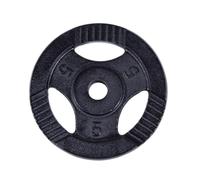 Gorilla Sports® Disques Poids - 1,25/2,5/5/10/15/20kg, Set 2/27,5/30kg, Ø 30/31mm, Fonte, Argent/Noir - Ensemble Plaques d'Haltères, Musculation, Fitness, Gym