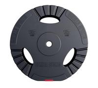 Gorilla Sports® Disques Poids - 1,25/2,5/5/10/15/20kg, Set 2/27,5/30kg, Ø 30/31mm, Fonte, Argent/Noir - Ensemble Plaques d'Haltères, Musculation, Fitness, Gym