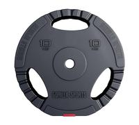 Gorilla Sports® Disques Poids - 1,25/2,5/5/10/15/20kg, Set 2/27,5/30kg, Ø 30/31mm, Fonte, Argent/Noir - Ensemble Plaques d'Haltères, Musculation, Fitness, Gym