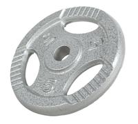 Gorilla Sports® Disques Poids - 1,25/2,5/5/10/15/20kg, Set 2/27,5/30kg, Ø 30/31mm, Fonte, Argent/Noir - Ensemble Plaques d'Haltères, Musculation, Fitness, Gym