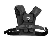 GORILLA SPORTS® Gilet lesté ajustable 10/20/30 kg, taille unique, nylon | Avec poids en fer antirouille, mousse TPE et coupe ajustée pour course et musculation; weighted vest, homme et femme