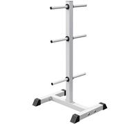 Gorilla Sports GS015 Rack de Rangement pour Poids disques Blanc