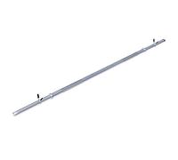Gorilla Sports® Haltère Longue 170 cm de Barre Chrome avec Fermeture à Ressort en Standard Norme pour entraînement de Culturisme et Le Fitness
