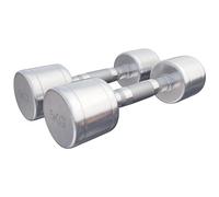 GORILLA SPORTS® Haltères 2-30 kg, Ronds, Chromés, Poignée Antidérapante | Individuel ou Ensemble, Avec/Sans Support; Haltères Courts, Dumbbell, Musculation, Entraînement, Fitness, Gym, Haltérophilie