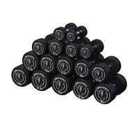 GORILLA SPORTS® Haltères 2,5-35 kg, Set 325 kg, Avec/Sans Rack, Caoutchouc