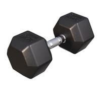 GORILLA SPORTS® Haltères Hexagonaux 2 à 50 kg, Fonte Caoutchoutée, Chromés