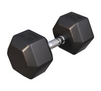 GORILLA SPORTS® Haltères Hexagonaux 2 à 50 kg, Fonte Caoutchoutée, Chromés