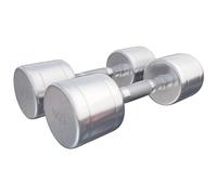 GORILLA SPORTS® Haltères - Poids de 2-30 kg, Individuel/Ensemble, Ronds, Antidérapante, Acier, Chromé - Haltères Courts, Dumbbell, Musculation, Entraînement, Fitness, Gym Équipement, Haltérophilie