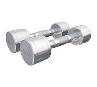 GORILLA SPORTS® Haltères - Poids de 2-30 kg, Individuel/Ensemble, Ronds, Antidérapante, Acier, Chromé - Haltères Courts, Dumbbell, Musculation, Entraînement, Fitness, Gym Équipement, Haltérophilie