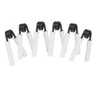 GORILLA SPORTS® Hand Grip - 100-350 lbs (45-159kg), Individuel ou Ensemble, Antidérapante, Chromées - Avant Bras, Poignee Musculation, Appareil de Renforcement, Renfort d'Exercice, Entraîneur de Doigt