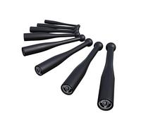 Gorilla Sports® Indian Clubbell - Poids de 2kg à 20kg, Simple ou Lot, Poignée en Acier, Noir - Barre d'exercice Indienne, Massue de Musculation, Avant-Bras Entraînement, Fitness, pour Femme et Homme