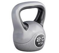 GORILLA SPORTS® Kettlebell 2 à 20 kg, Plastique Coloré, Avec/Sans Support | Individuel ou Ensemble, Poignée, Fond Plat; Bouilloire de Poids, Haltère à Boule, Entraînement, Musculation, Fitness