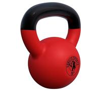 GORILLA SPORTS® Kettlebell en fonte 2 à 32 kg, vinyle, individuelle ou set | Avec poignée; bouilloire de poids, haltère à boule pour musculation, entraînement, fitness et gym